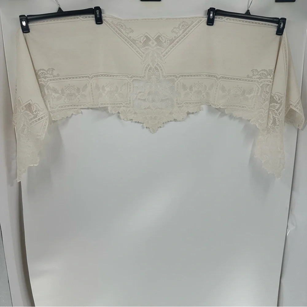 Vintage Heritage Lace New Teatime, Teapot Mantle Scarf 18 x 86